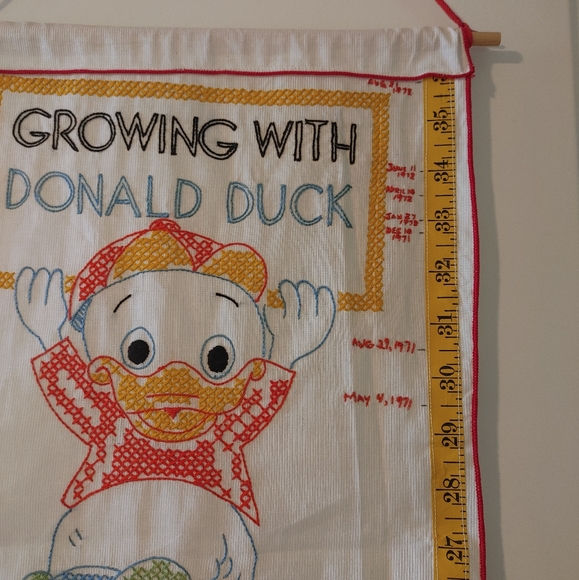 Walt Disney paragon Needlecraft vintage grow chart - Picture 2 of 8